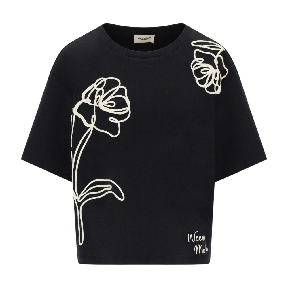 Weekend Max Mara Damen Schwarz Oberteile, K, Sgröße: