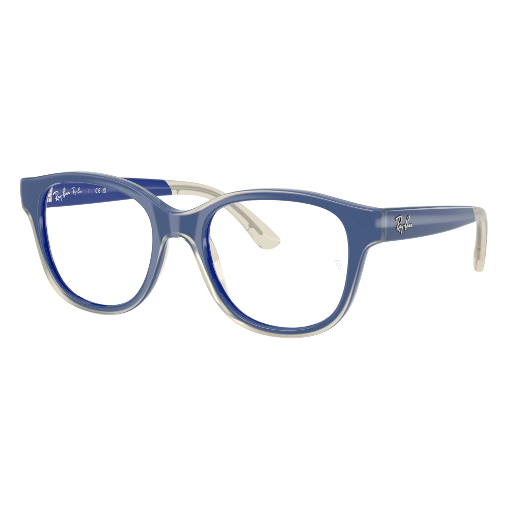 Ray-Ban Eyeglasses Kids Optics Kids Everflex - Blue On Transparent Frame Clear Lenses Polarized 46-17, RB1950 - Image 3