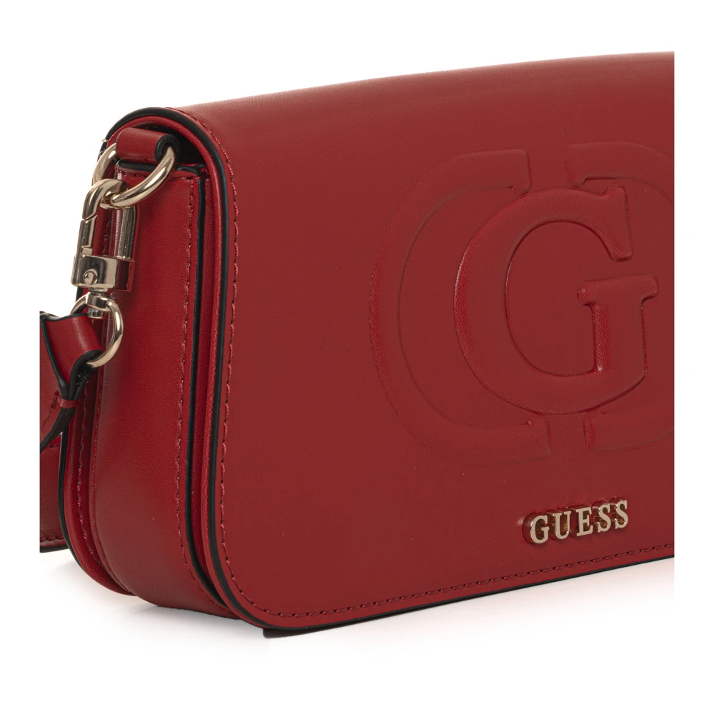 Guess Schouderklep Kleine Tas Red Dames