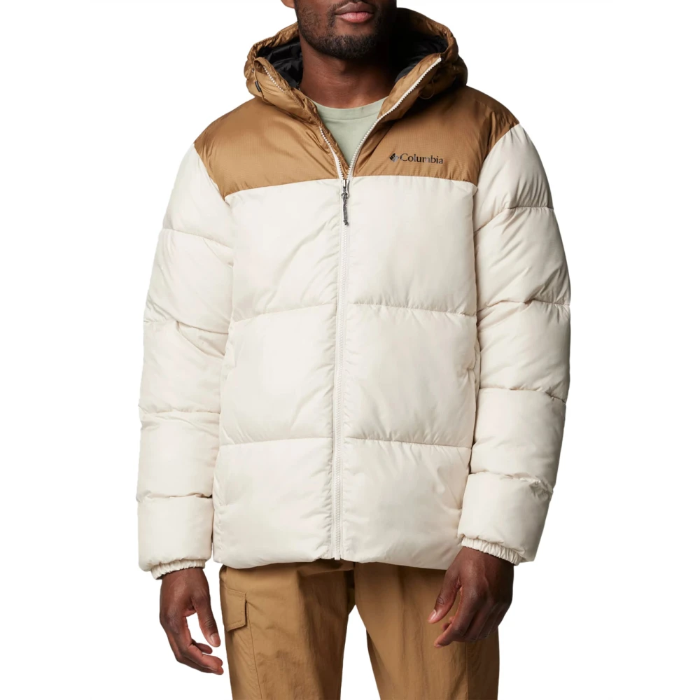 Columbia Capuchonjas voor mannen White Heren