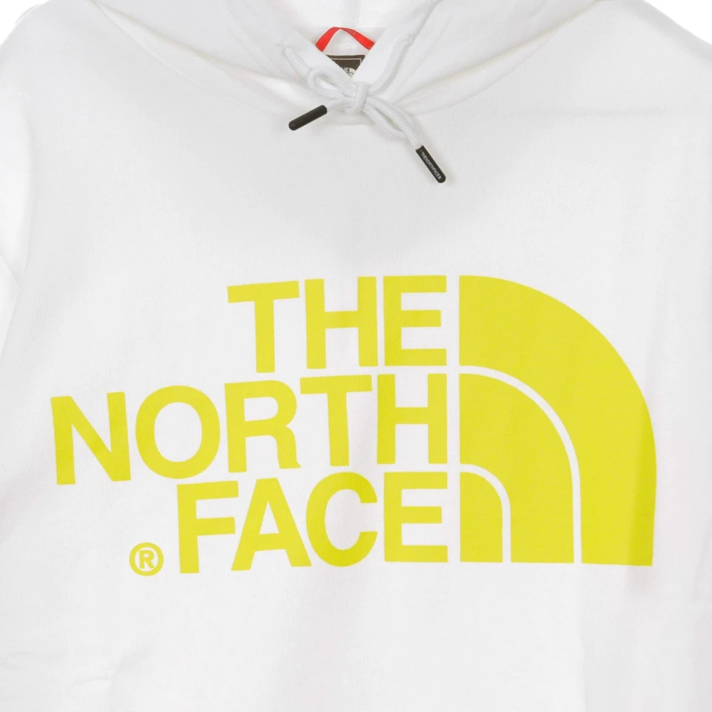 The North Face Standaard Hoodie Wit Citroen White Heren