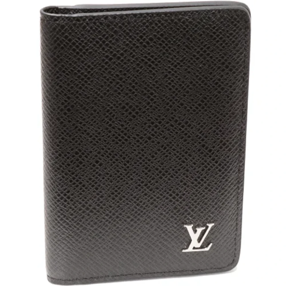 Louis Vuitton Vintage Pre-owned Canvas wallets Black Dames