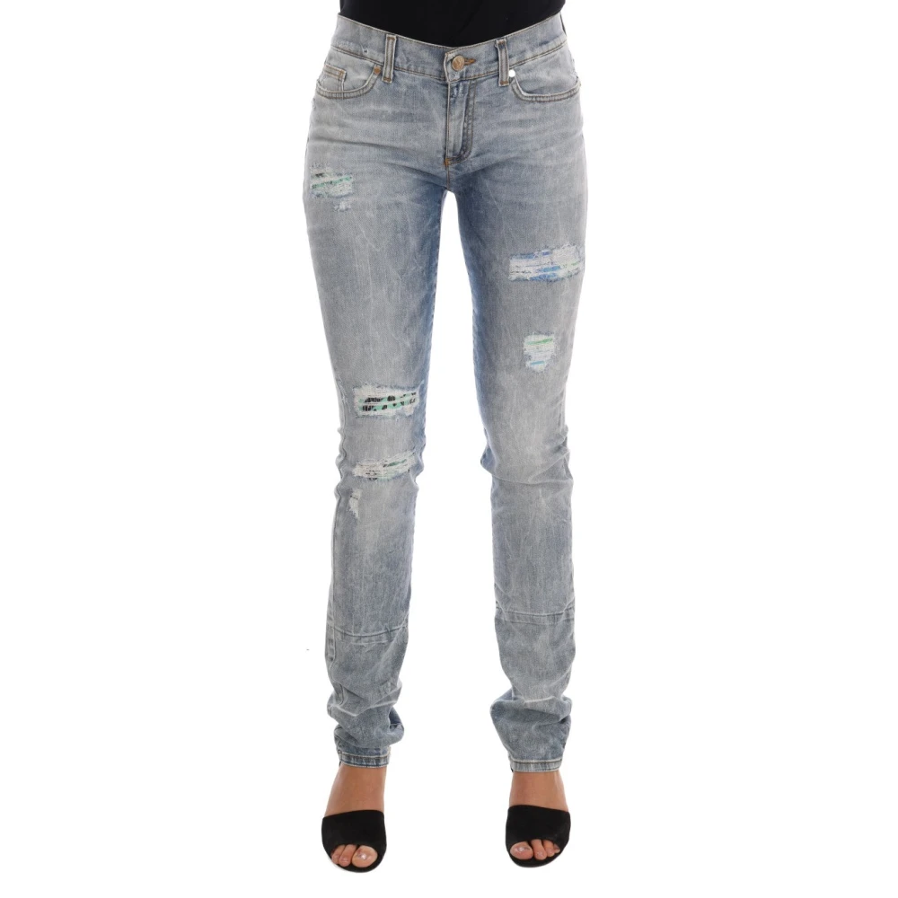 Versace Jeans Couture Skinny Jeans Gray Dames