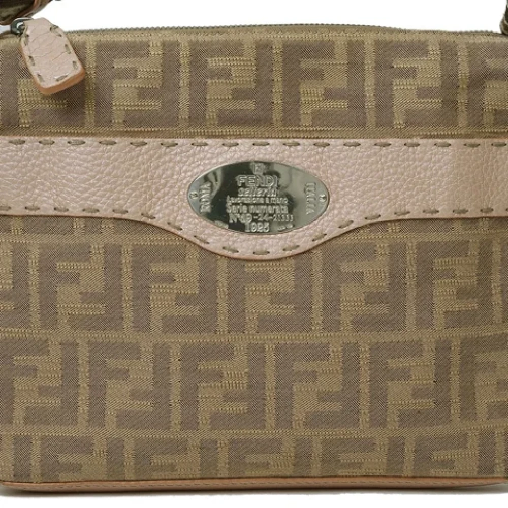 Fendi Vintage Pre-owned Canvas fendi-bags Pink Dames