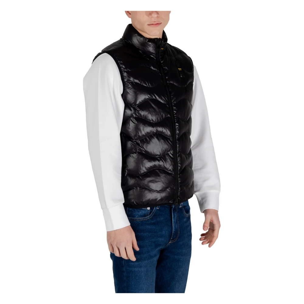 Blauer Lente Zomer Heren Kleine Overhemden Collectie Black Heren