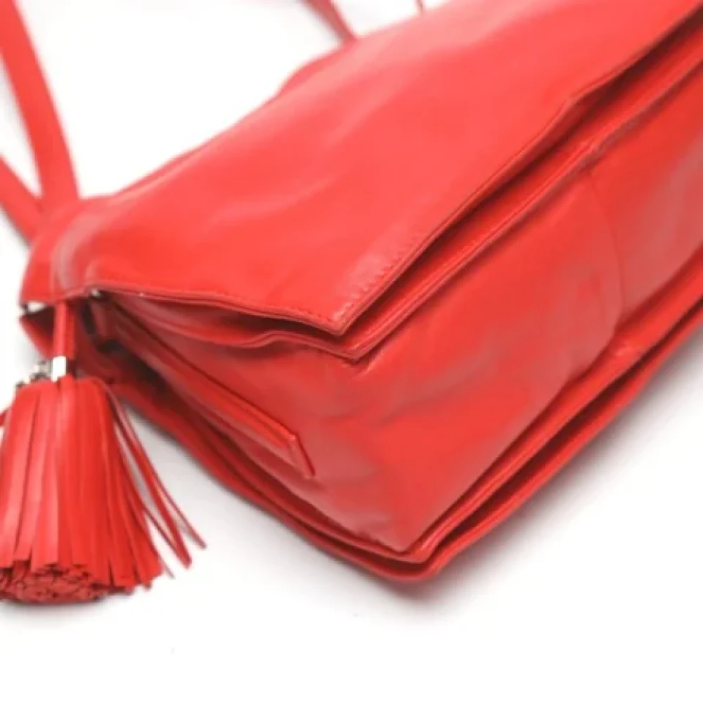 Loewe Pre-owned Fabric shoulder-bags Orange Dames