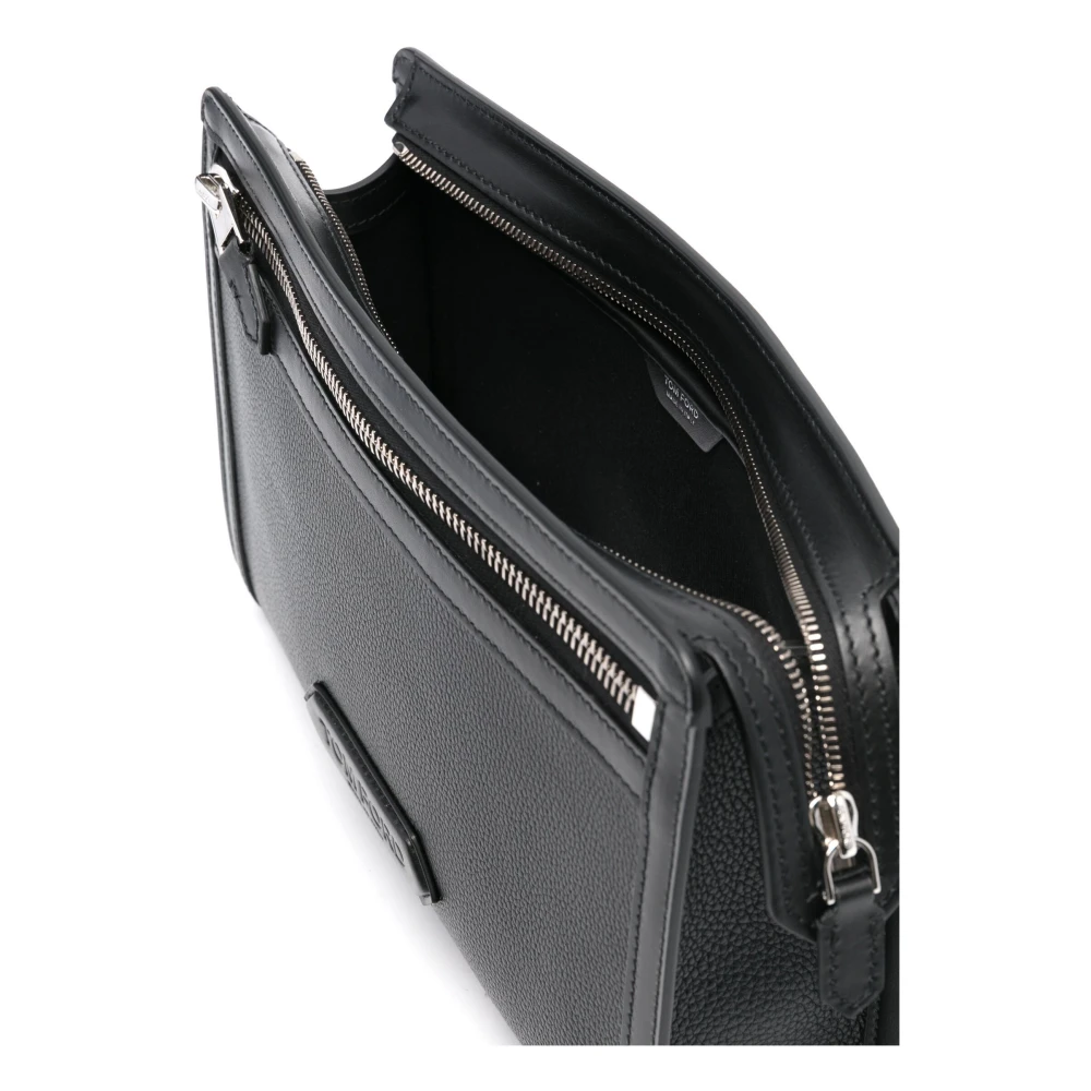 Tom Ford Messenger Tas voor Mannen Black Heren