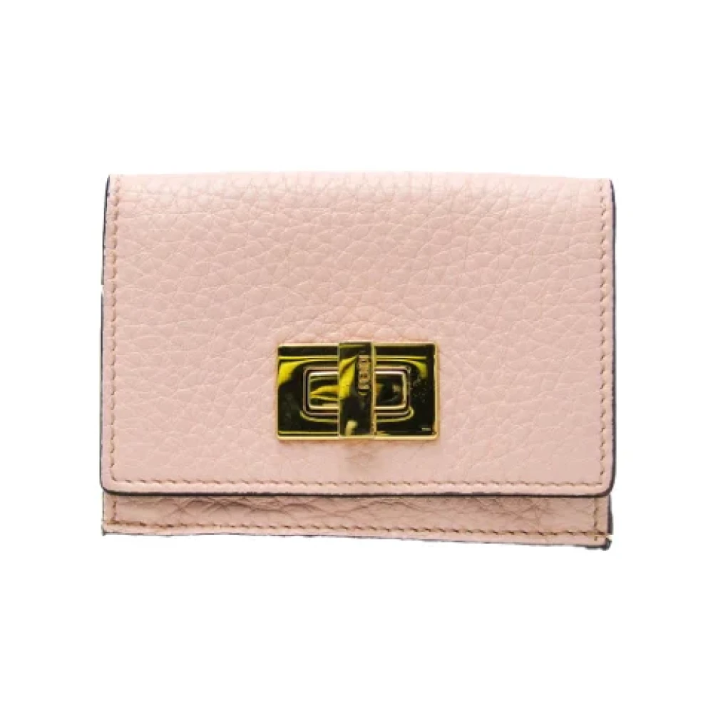 Fendi Vintage Pre-owned Leather wallets Pink Dames