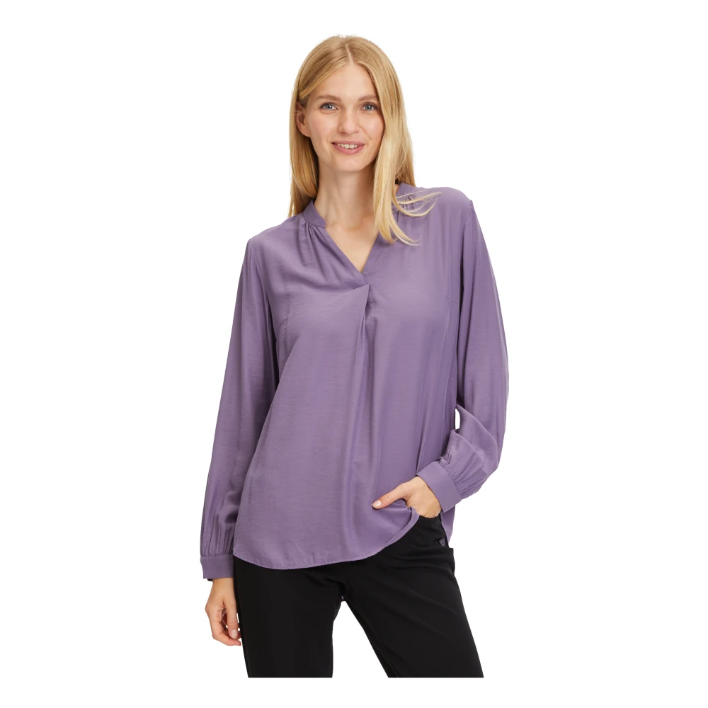 Betty Barclay Loose Fit MulledGra Blouse Purple Dames