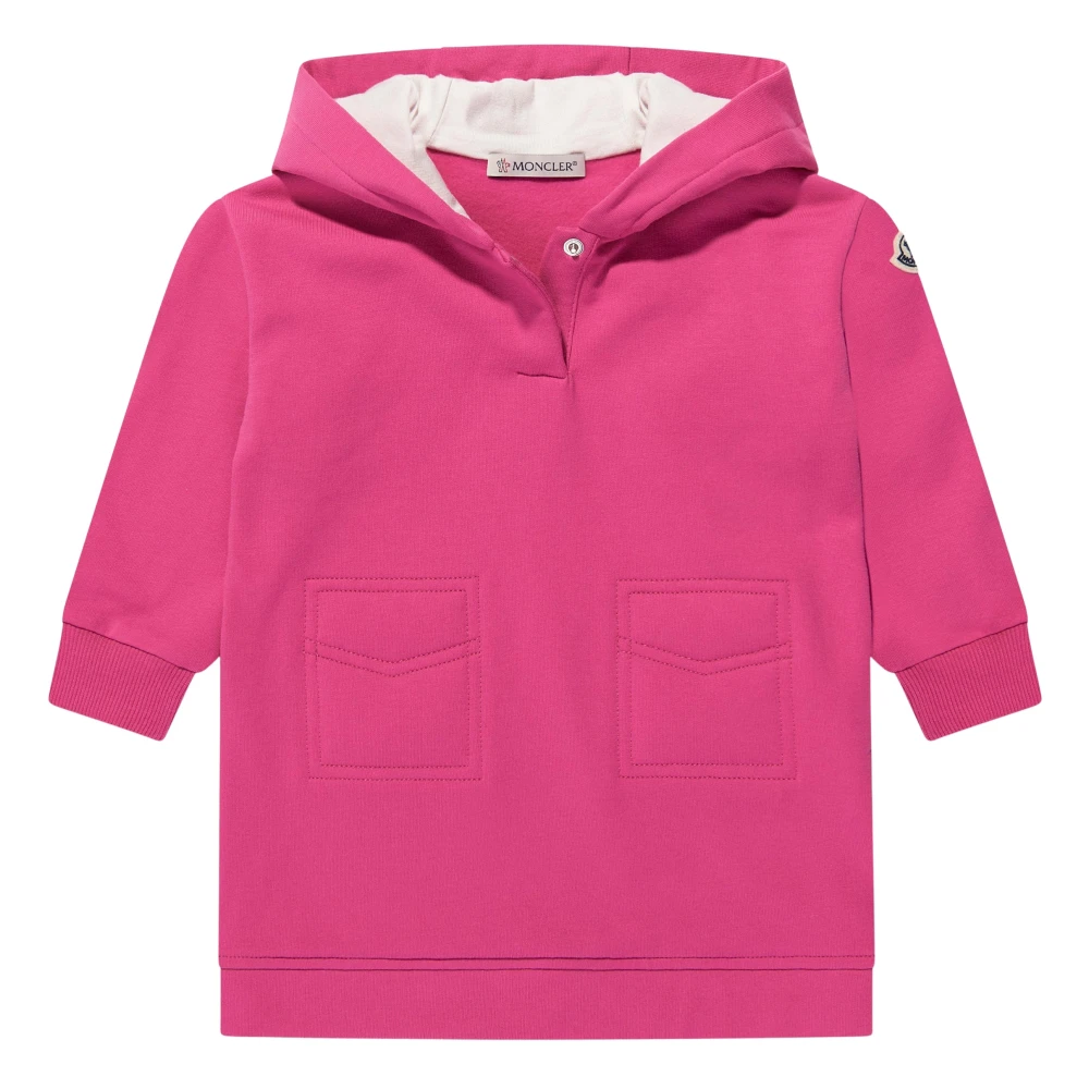 Moncler Girls Pink Dresses,, Baby Hoodie Dress Medium