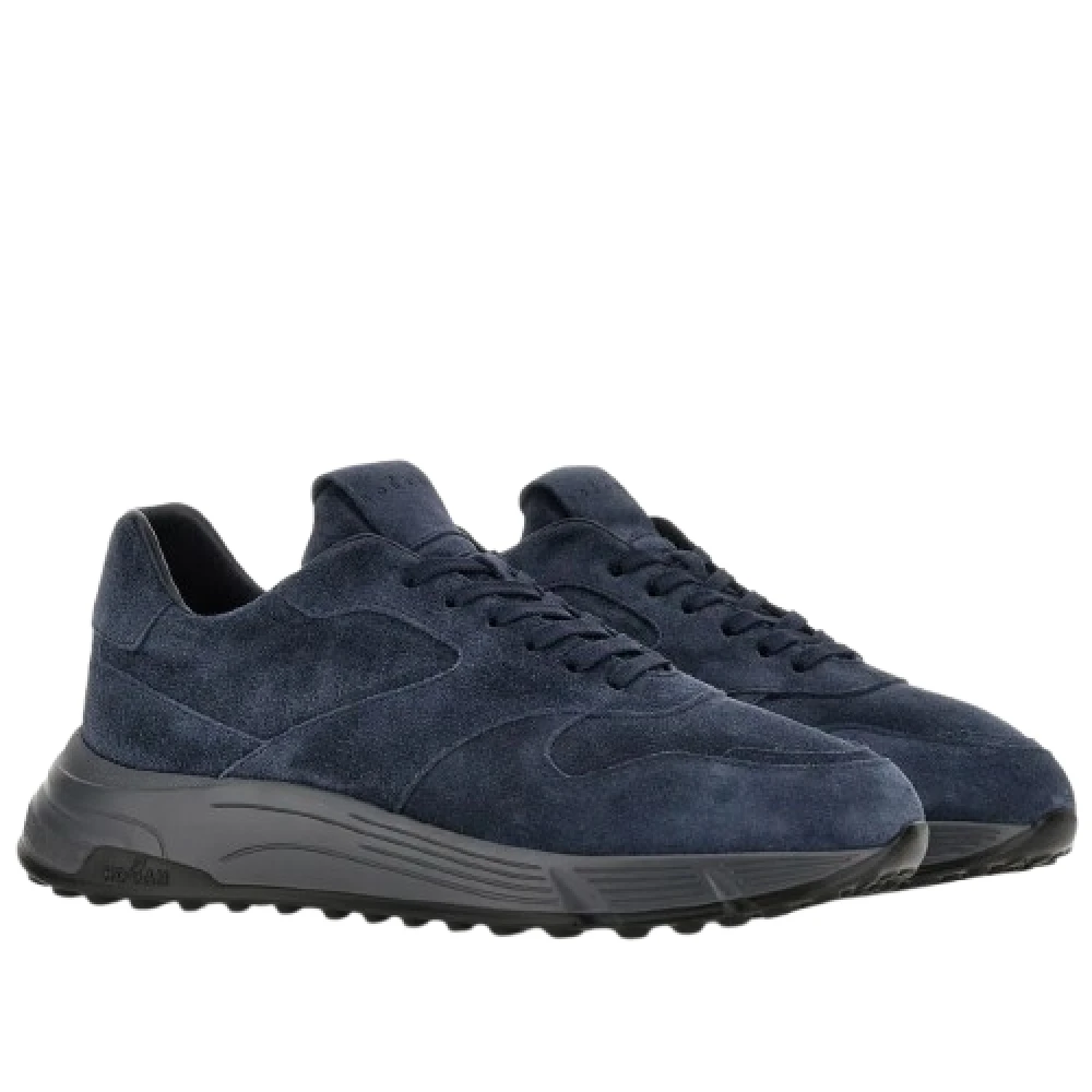 Hogan Blauwe Sneakers Urban Stijl Geheugenschuim Blue Heren