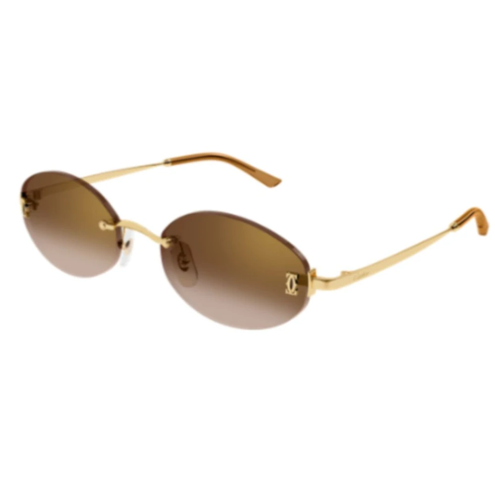 Cartier Unisex Yellow Sunglasses, 55 Mm, Ct0592s