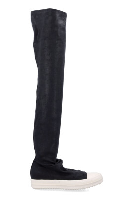 black-high-sock-sneakers