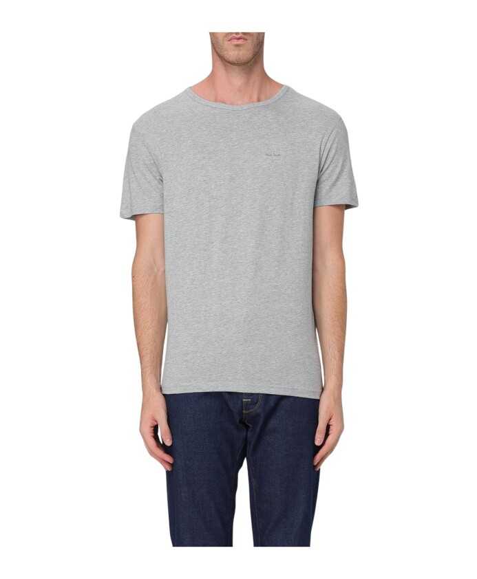 t-shirt-col-rond-multicolore-a-manches-courtes