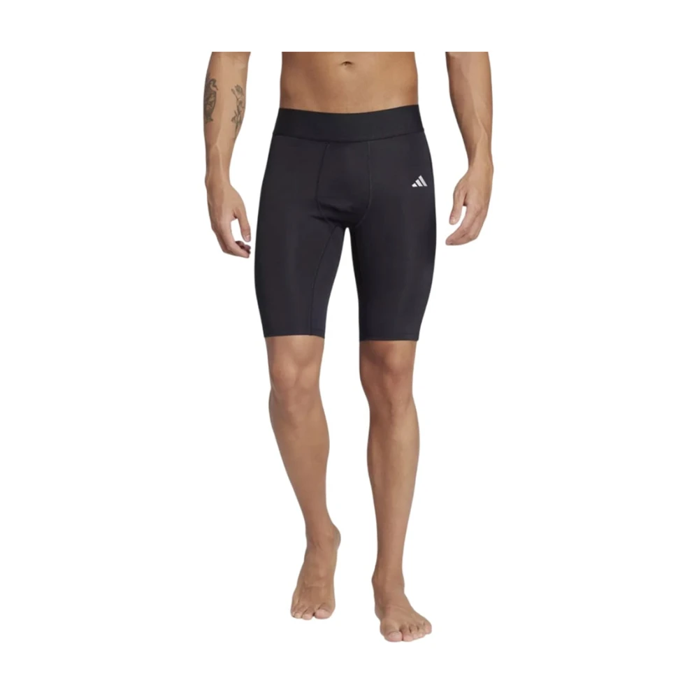 Adidas Uomo Nero Uomini, Leggings, Tf Shrt Tight M (M), - Immagine 4