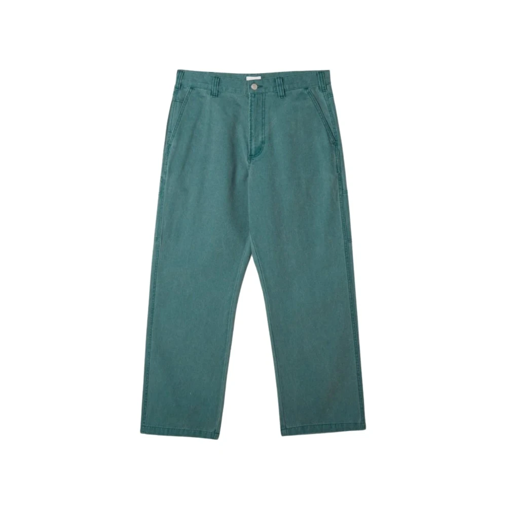 Obey Green Carpenter Pant - Male - Straight Trousers - W33 - Trousers