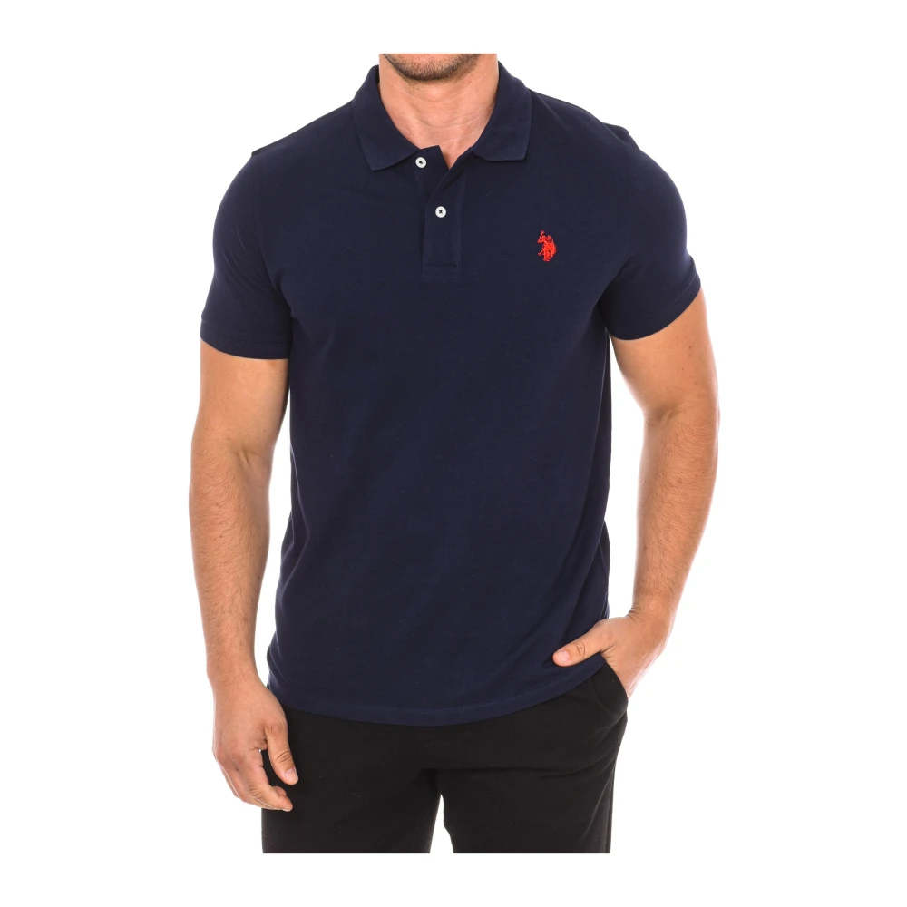 U.s. Polo Assn. Hombre Azul Camisetas, Talla: S