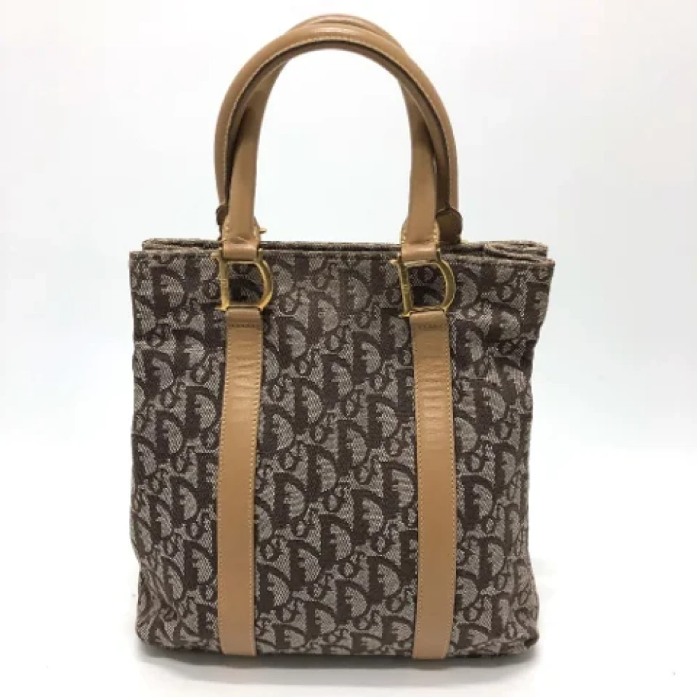Dior Vintage Pre-owned Fabric dior-bags Brown Dames