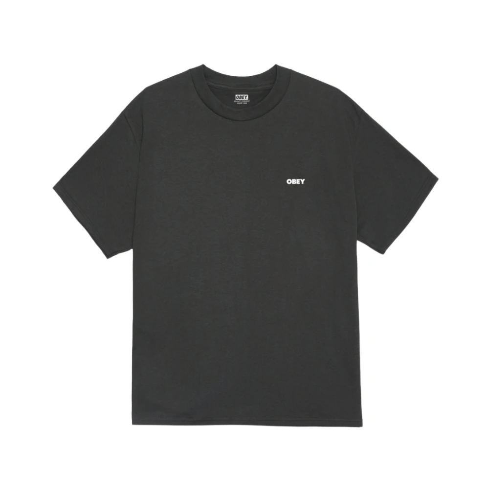 Obey Men's Black T-Shirt - L - Tops