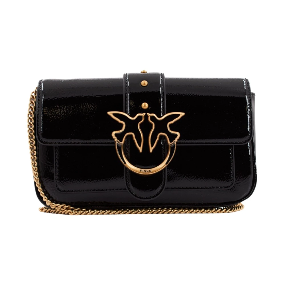 pinko Love One Pocket Crossbody Tas Black Dames