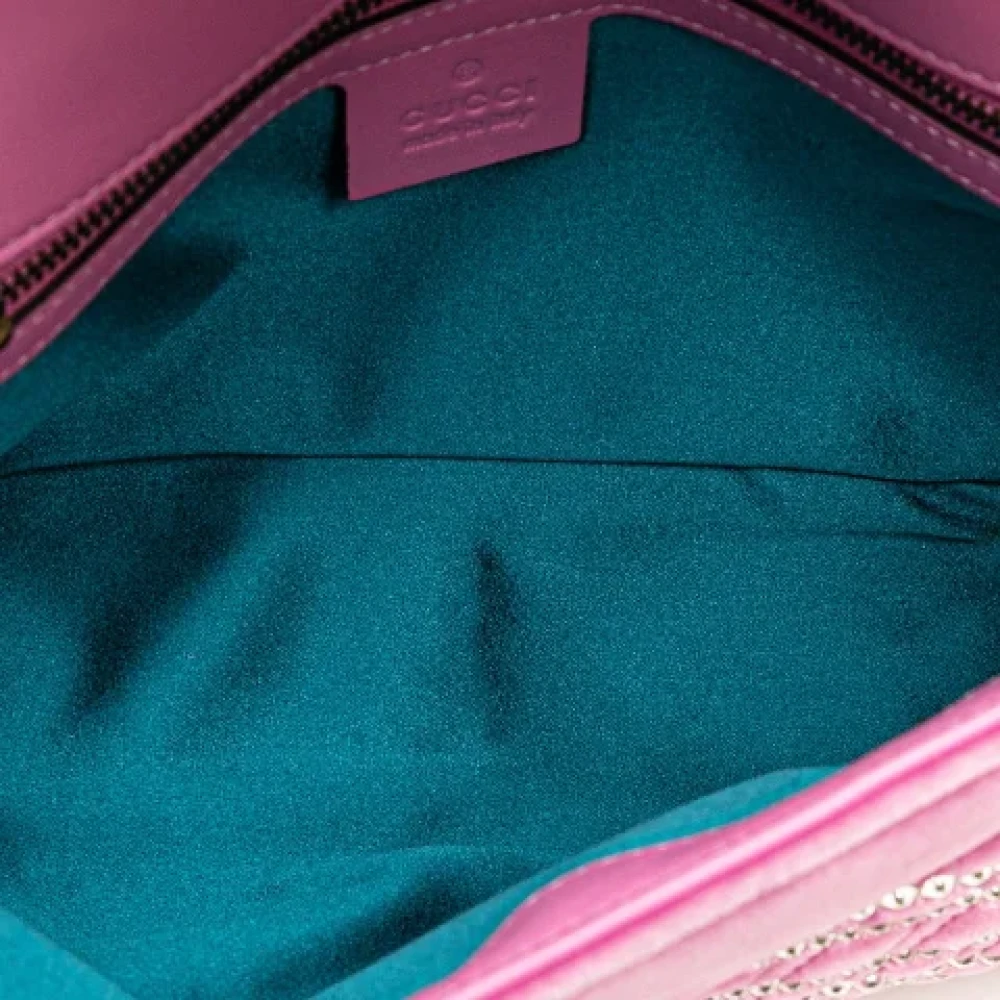 Gucci Vintage Pre-owned Canvas gucci-bags Pink Dames