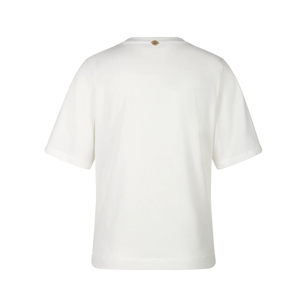 RIANI Wit Katoenen T-shirt met Leuk Ontwerp White Dames
