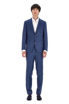 robe-de-costume-en-laine-bleue