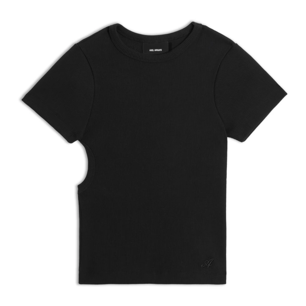 Axel Arigato Cut Out T-Shirt Black Dames