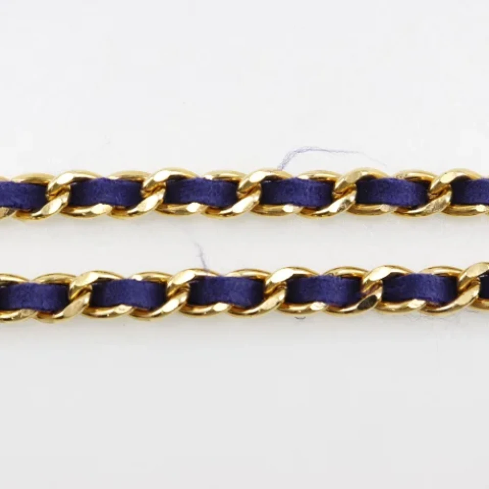 Chanel Vintage Pre-owned Metal belts Yellow Dames