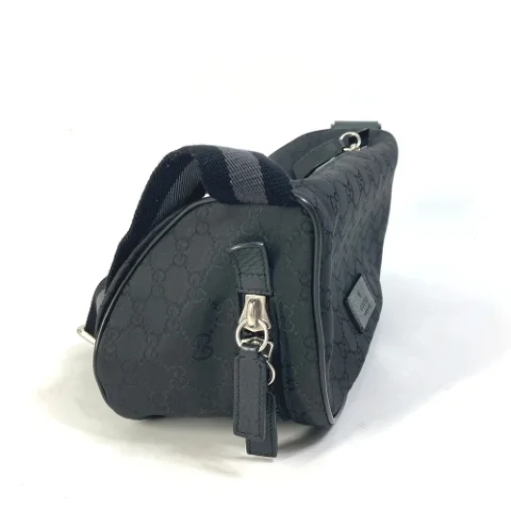 Gucci Vintage Pre-owned Canvas gucci-bags Black Heren