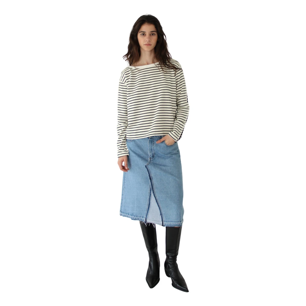 Designers Remix Lottie Breton Blouse Beige Dames