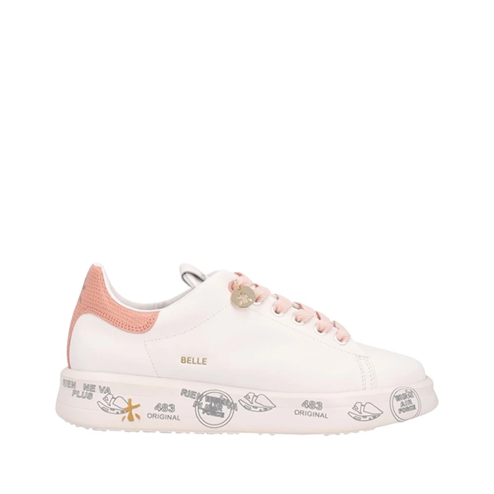 Premiata Women's White Sneakers, 7 Uk, Belle 8159