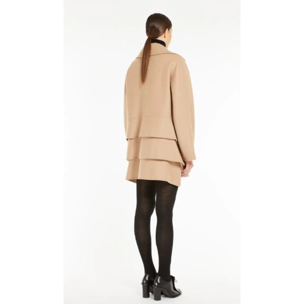 Max Mara Kameelwol Kasjmierjas Oversized Brown Dames