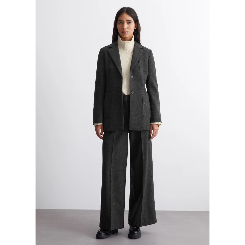 Marc O'Polo Blazer gevormd Gray Dames