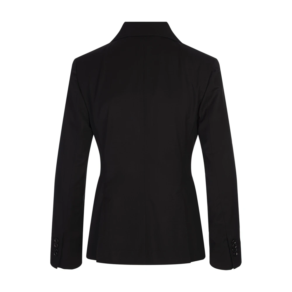 Kiton Zwarte Wollen Trui Black Dames