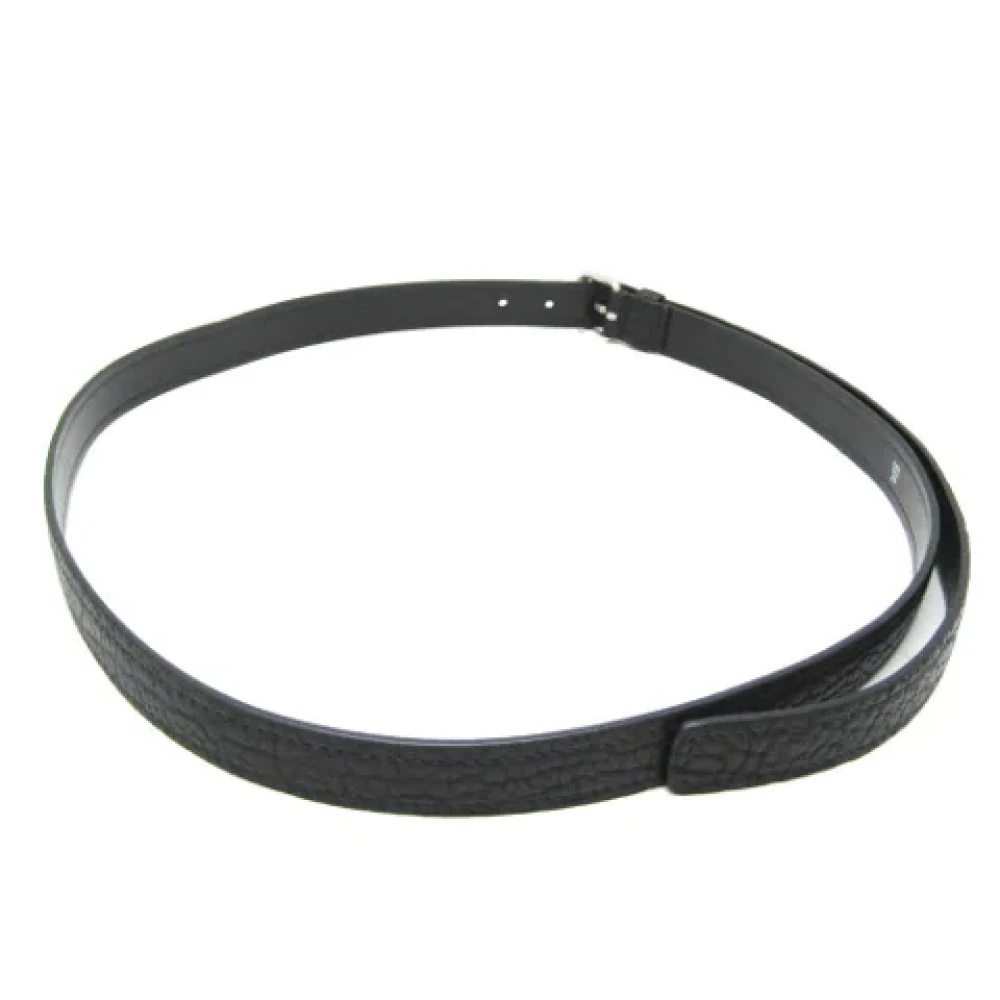 Prada Vintage Pre-owned Leather belts Black Heren