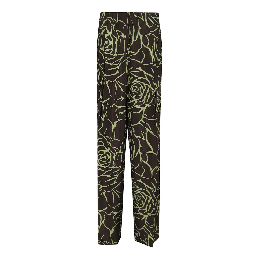 Dries Van Noten Women's Black Wide Trousers, Xs, Pila Wide Trousers
