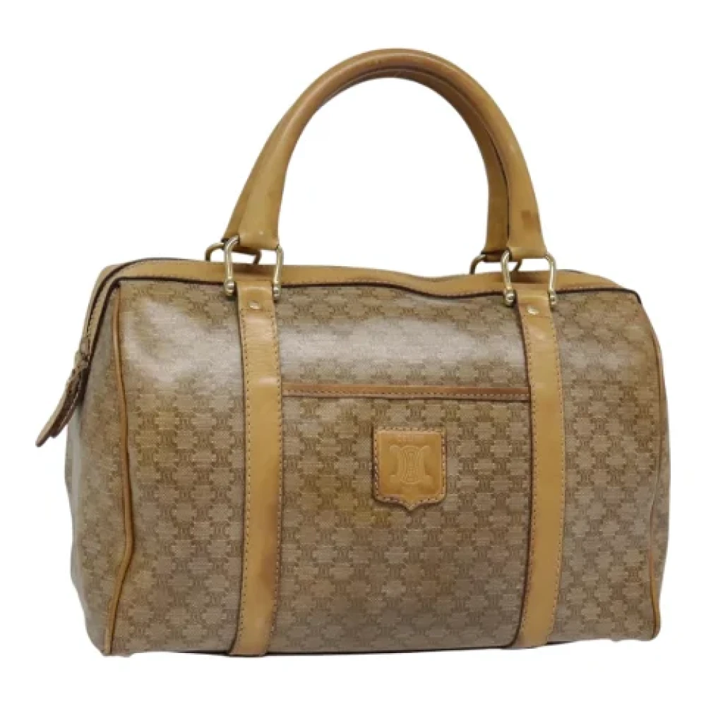 Celine Vintage Pre-owned Fabric celine-bags Beige Dames