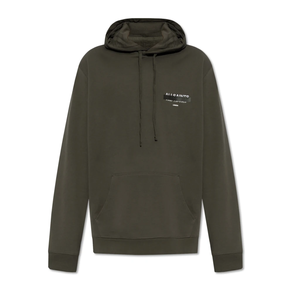 AllSaints Redact Hoodie Black Heren