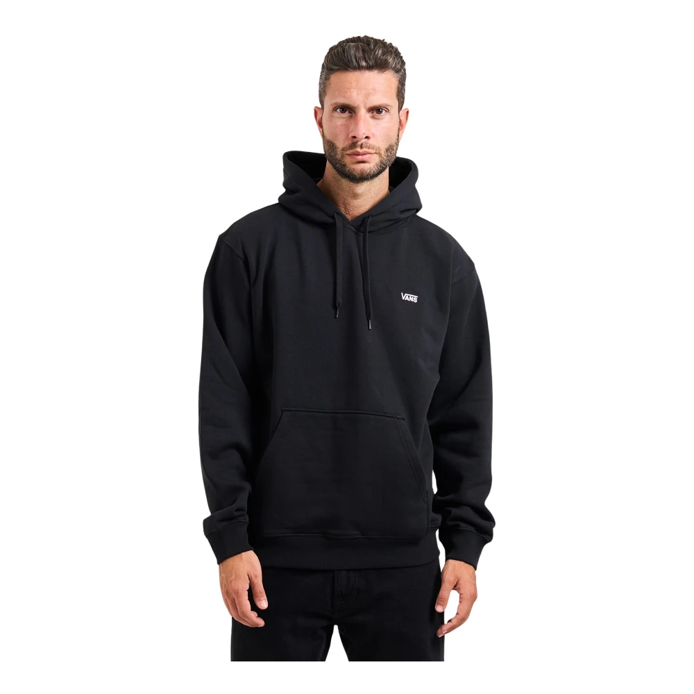 Vans Uomo Nero Felpa Con Cappuccio In Cotone