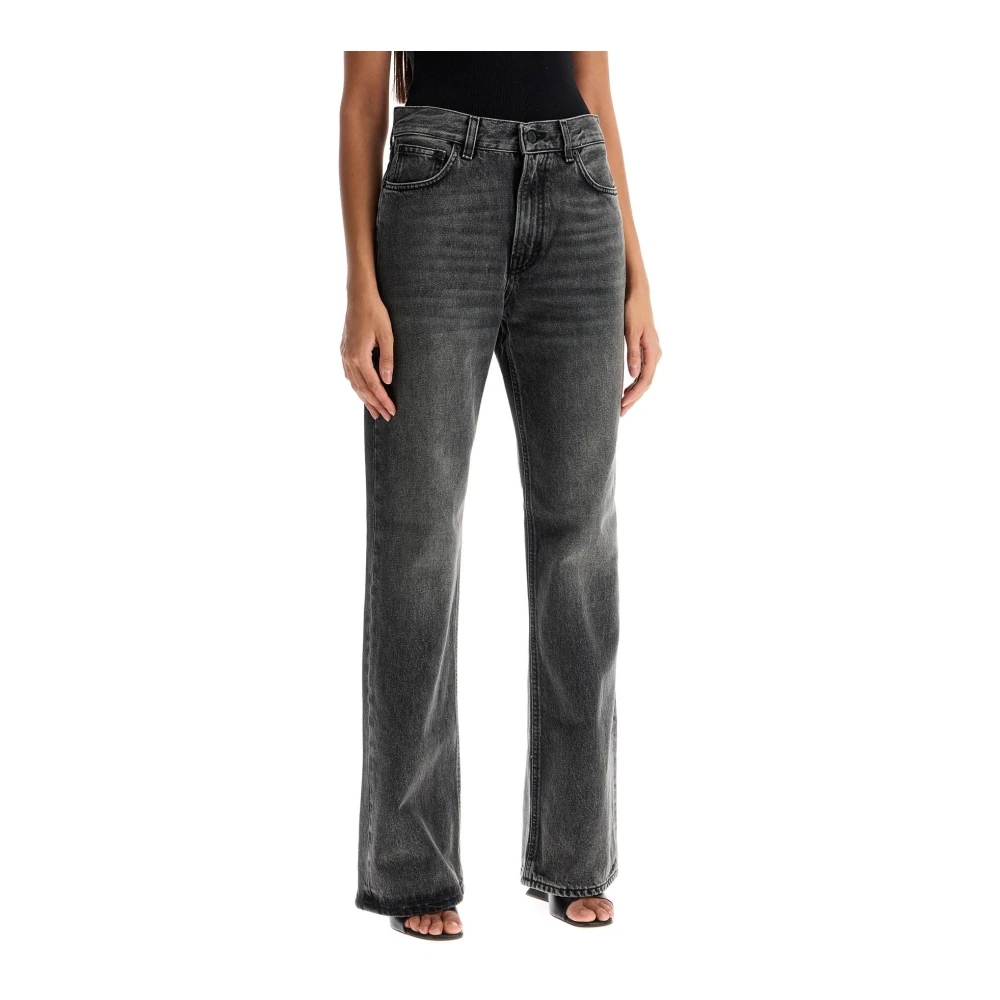 Haikure Korea Jeans Gray Dames