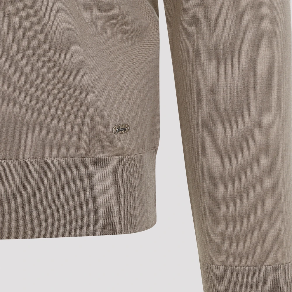 Brioni Beige Pullover Sweater Beige Heren