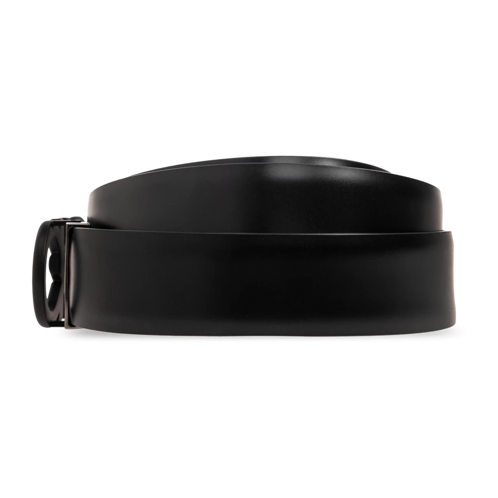 Salvatore Ferragamo Omkeerbare Riem Black Heren