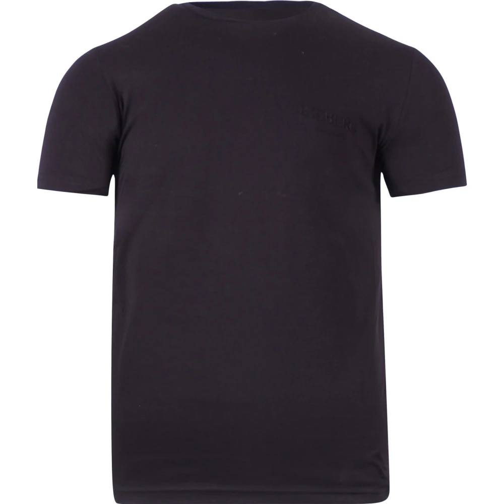 Iceberg Zwarte T-shirts Black Heren