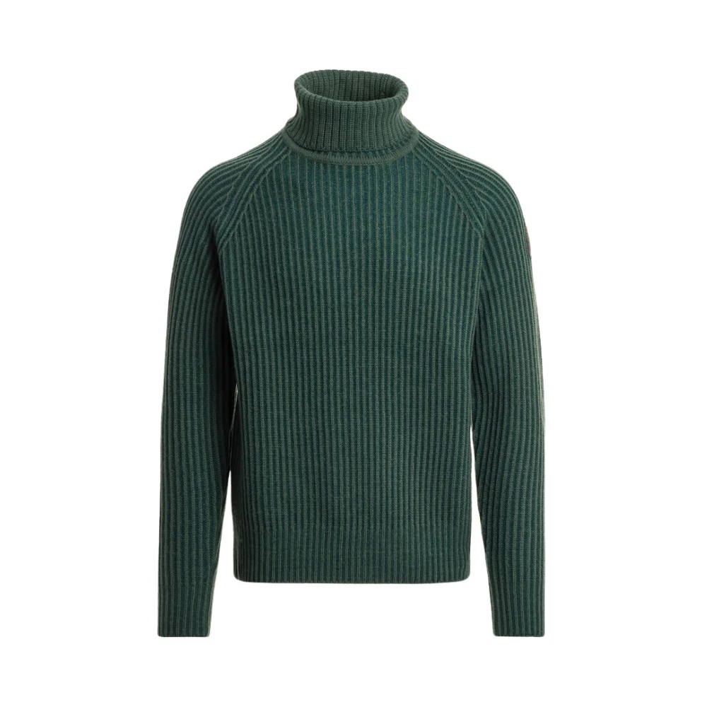 Parajumpers Men's Green Turtlenecks, Xl, Ettore - Turtleneck Jumper