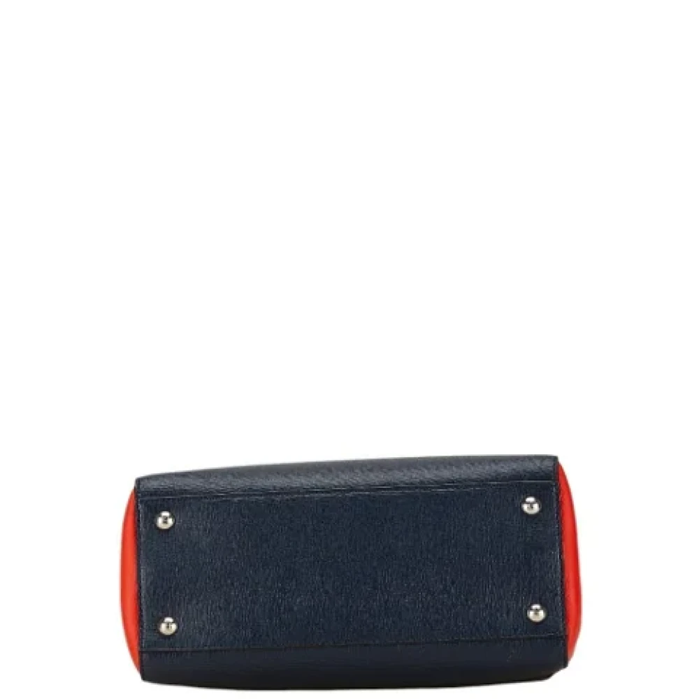 Fendi Vintage Pre-owned Leather fendi-bags Blue Dames