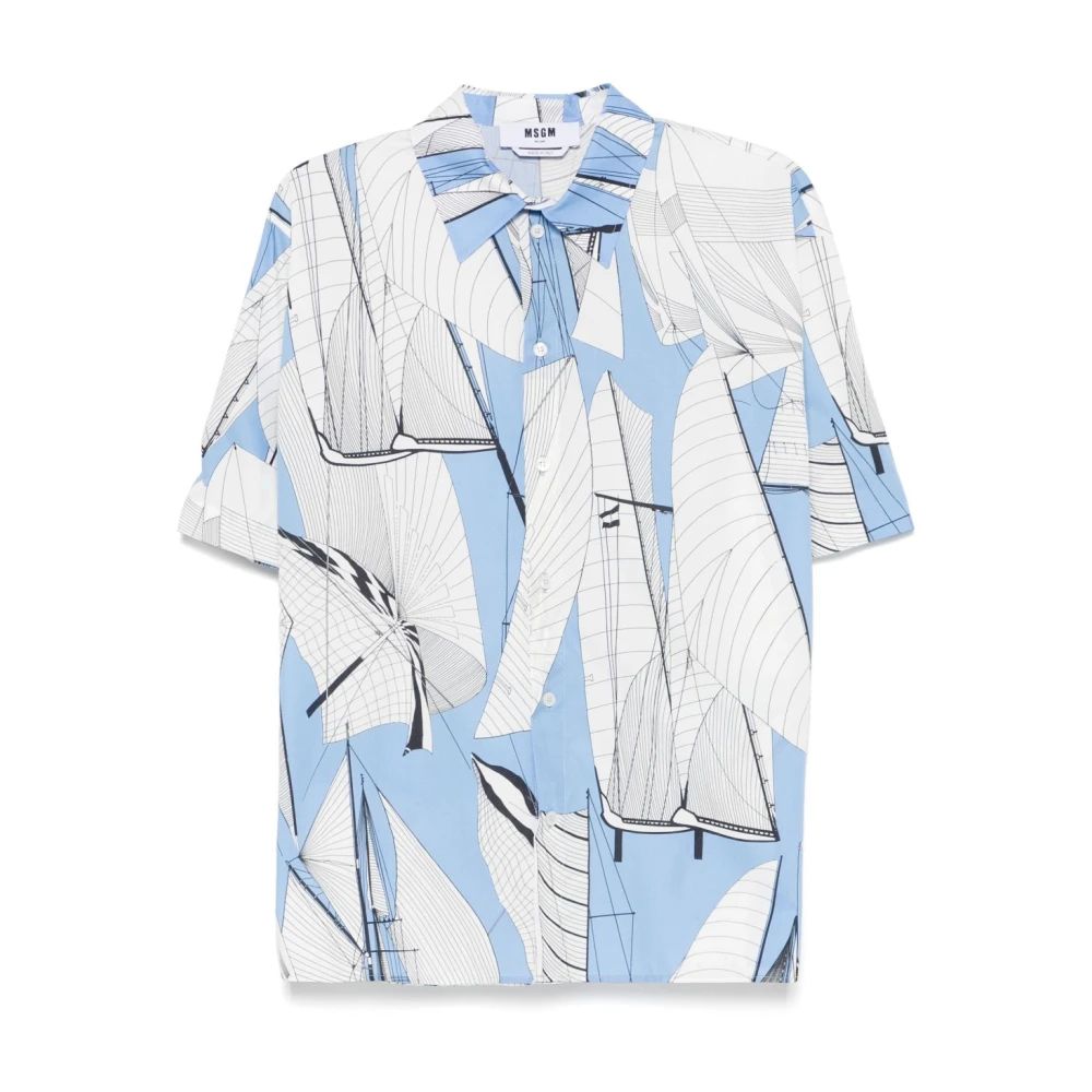 Shirts > Short Sleeve Shirts - - Msgm - Modalova