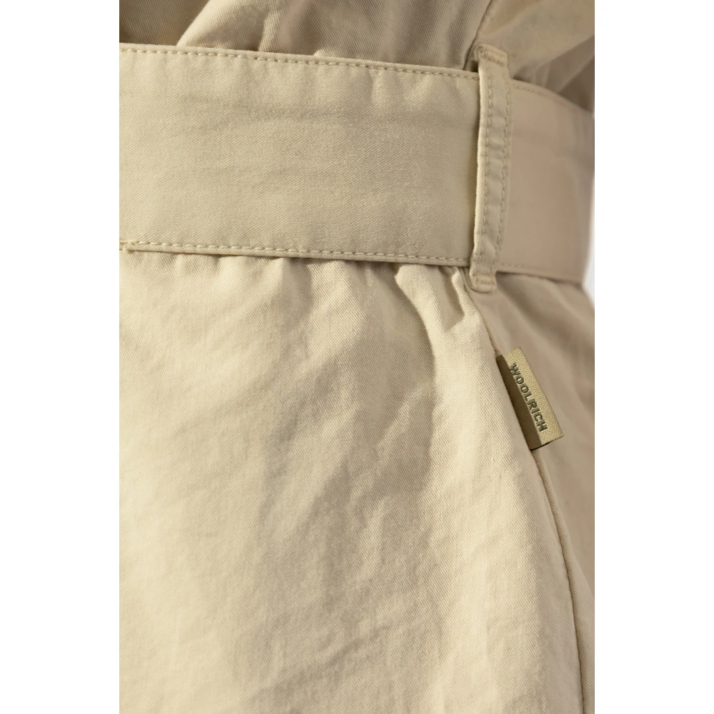 Woolrich Jurk met riem Beige Dames