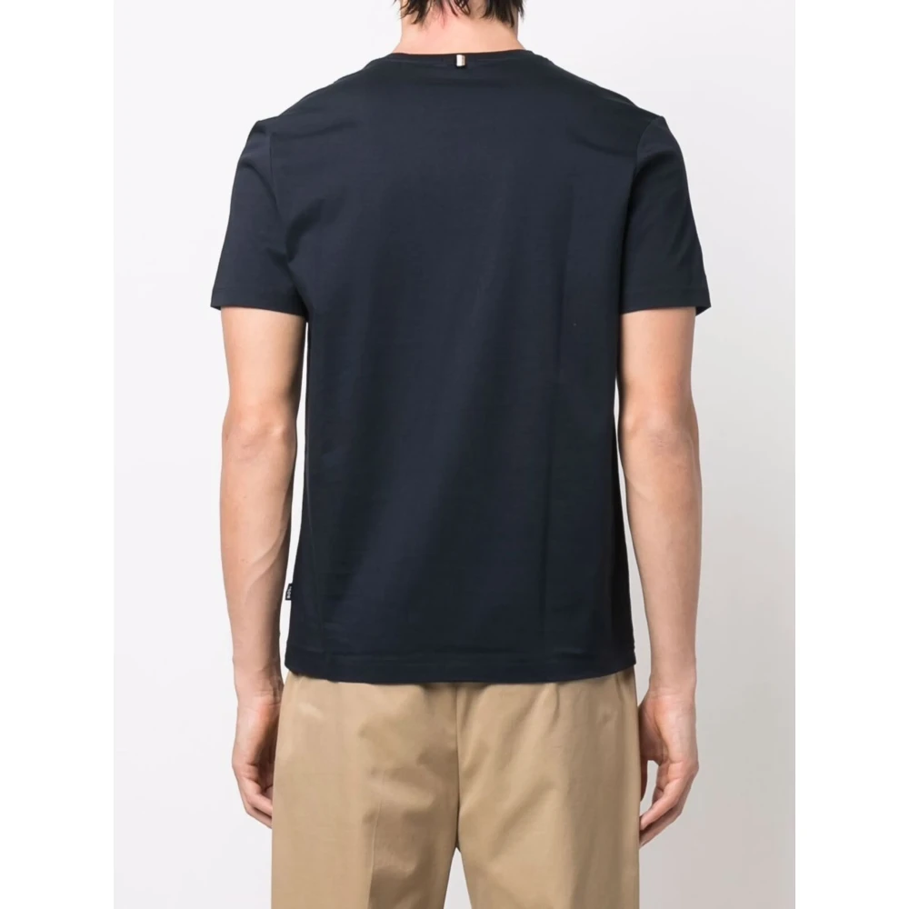 Hugo Boss Slim Fit Katoenen T-shirt Blue Heren