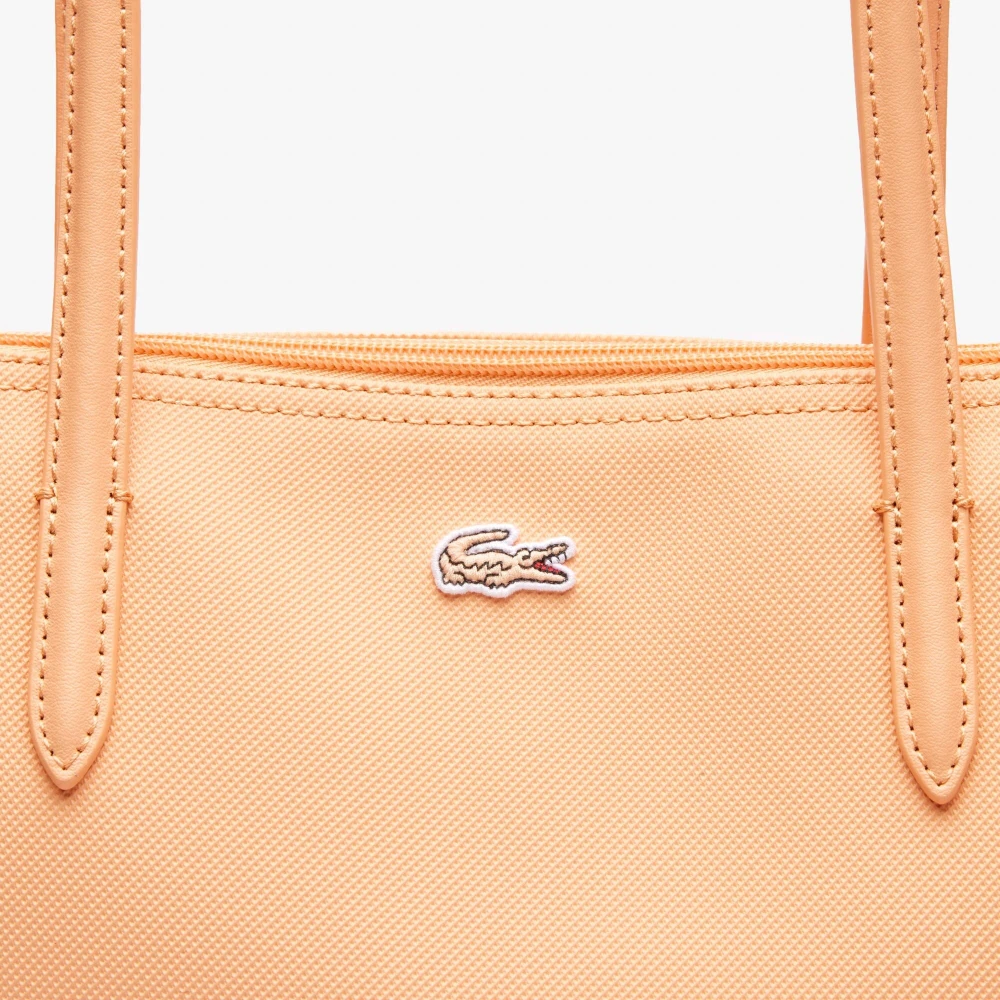 Lacoste Concept Tas in Wit Fjord-Paprika Pink Dames